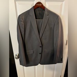 Bar iii - grey slim suit. 34 x 30 pants and 40s suit jacket